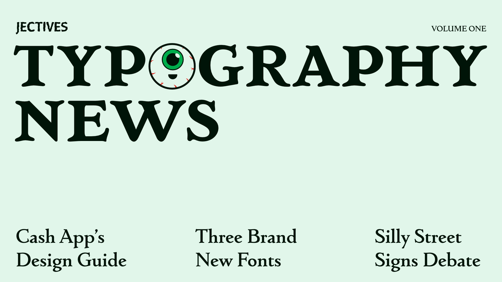 Typography News No. 1