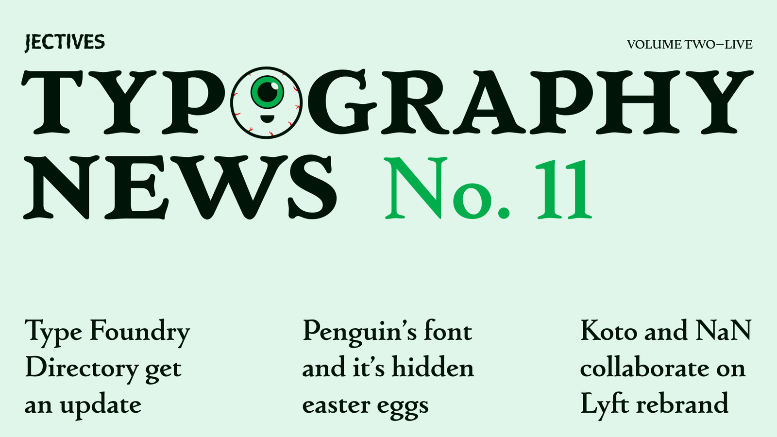 Typography News No. 11