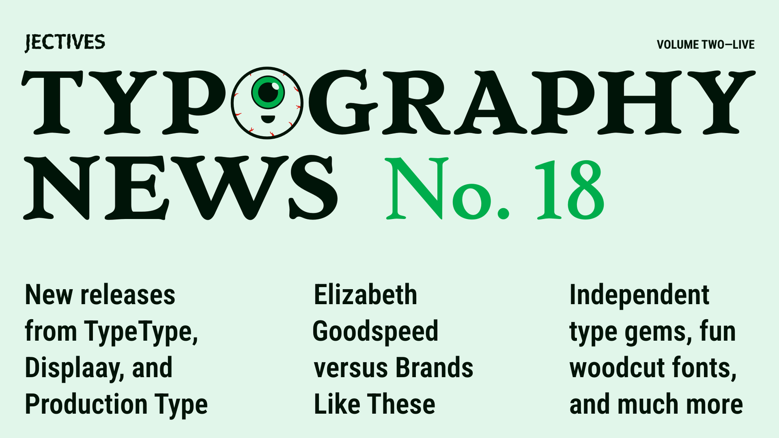Typography News No. 18