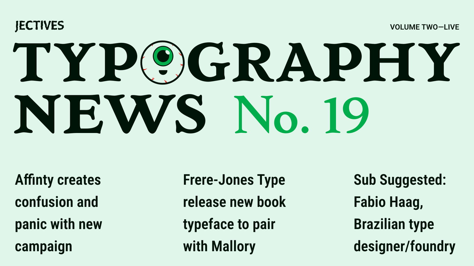 Typography News No. 19