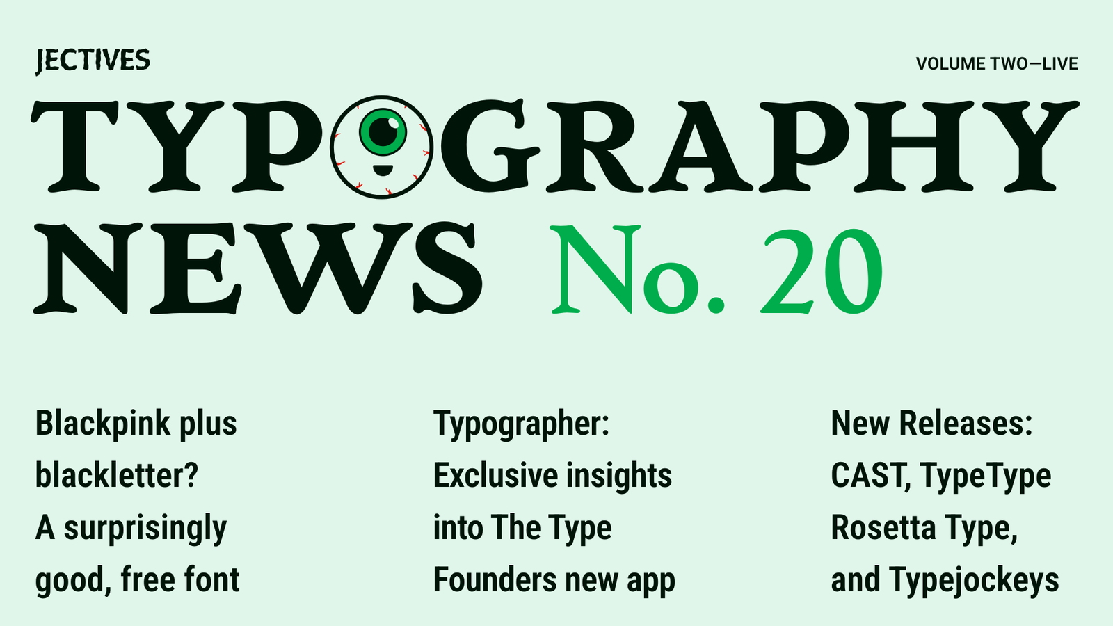 Typography News No. 20