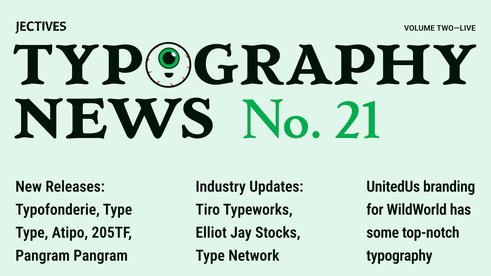 Typography News No. 21