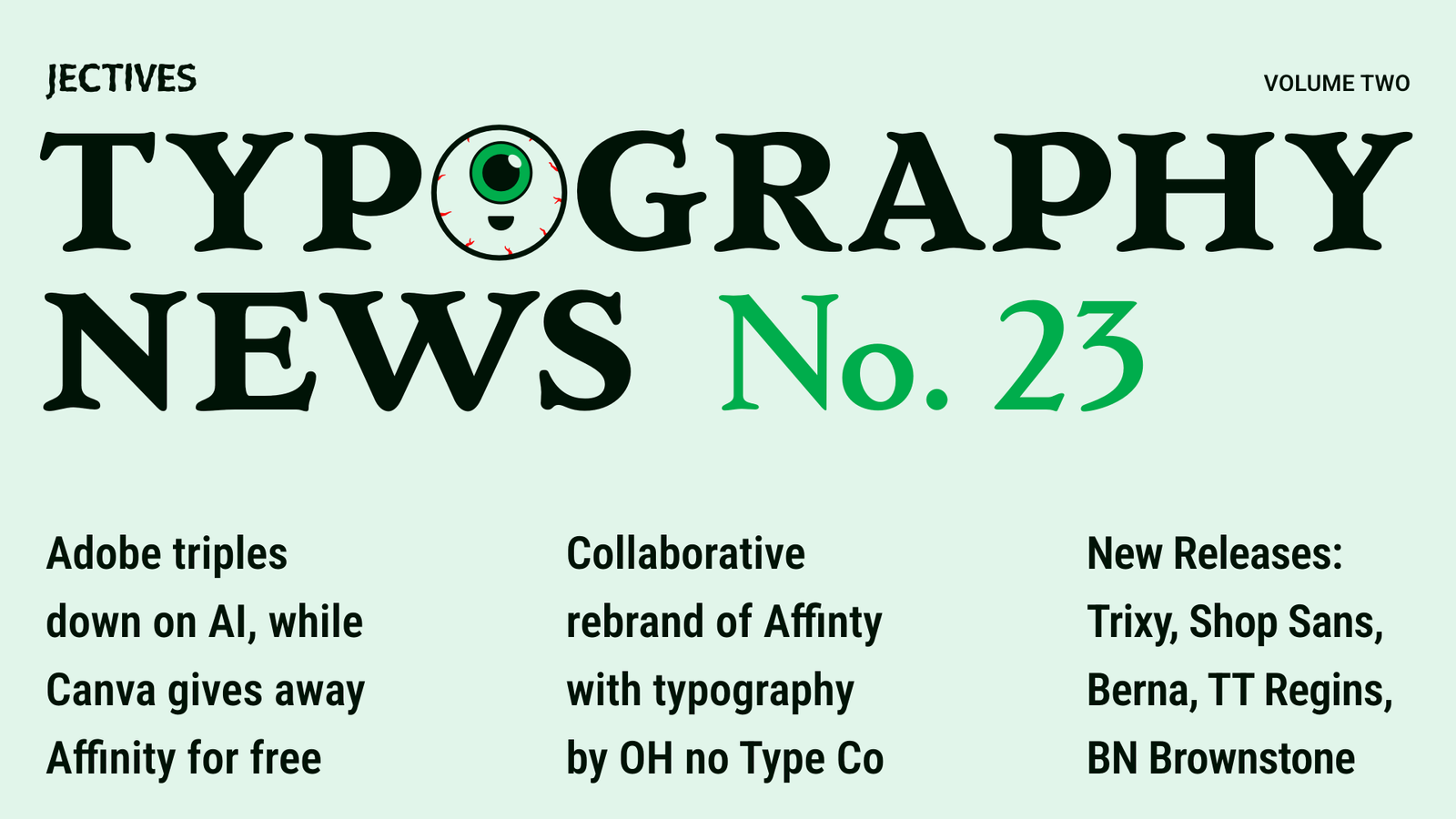 Typography News No. 23