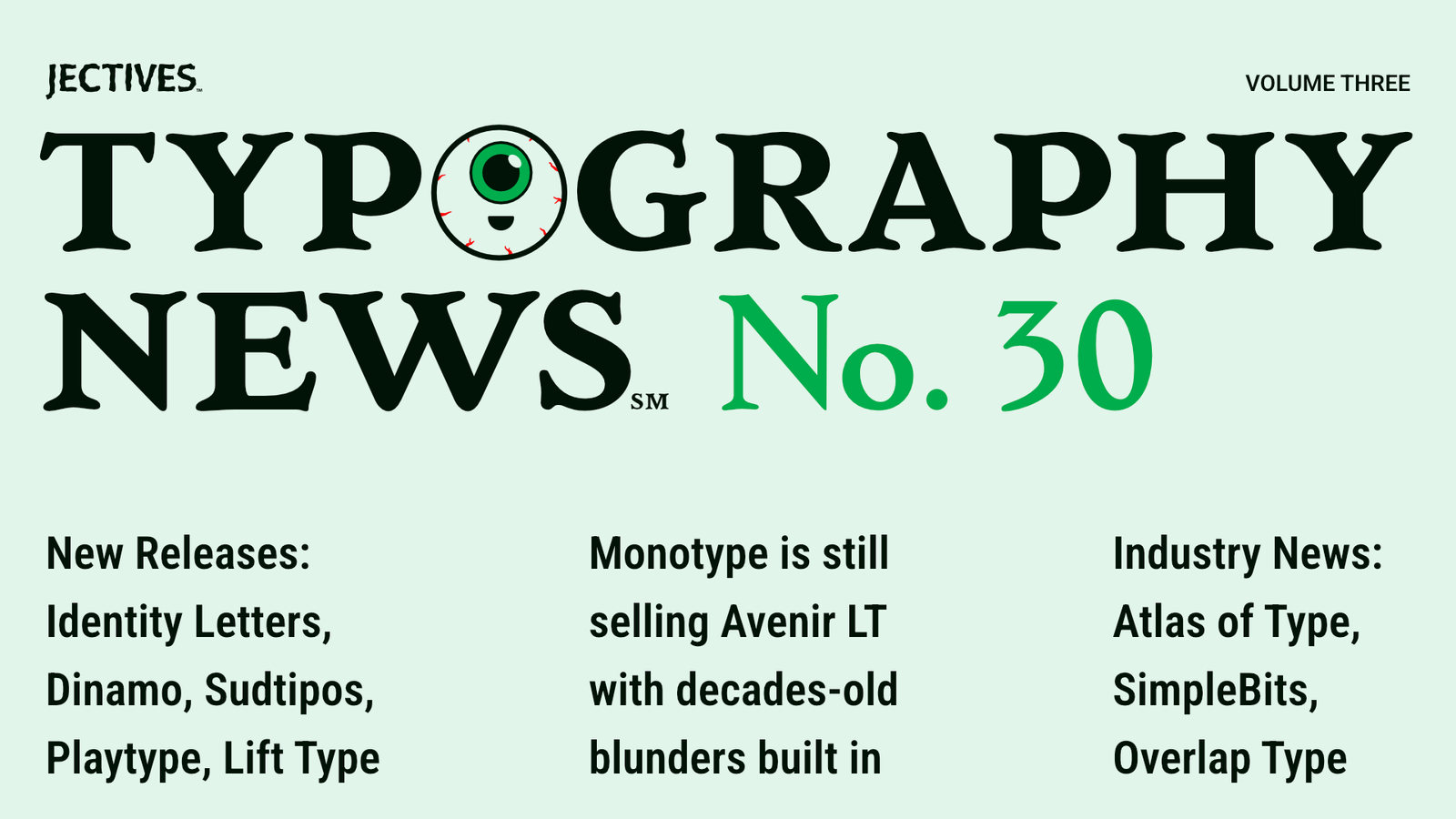 Typography News No. 30