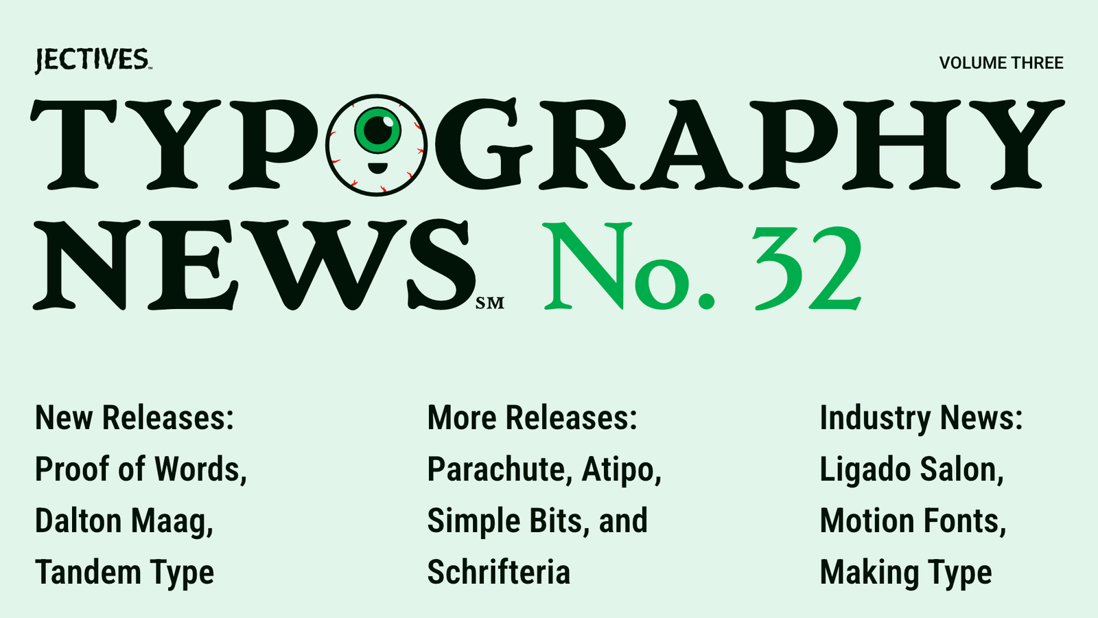 Typography News No. 32