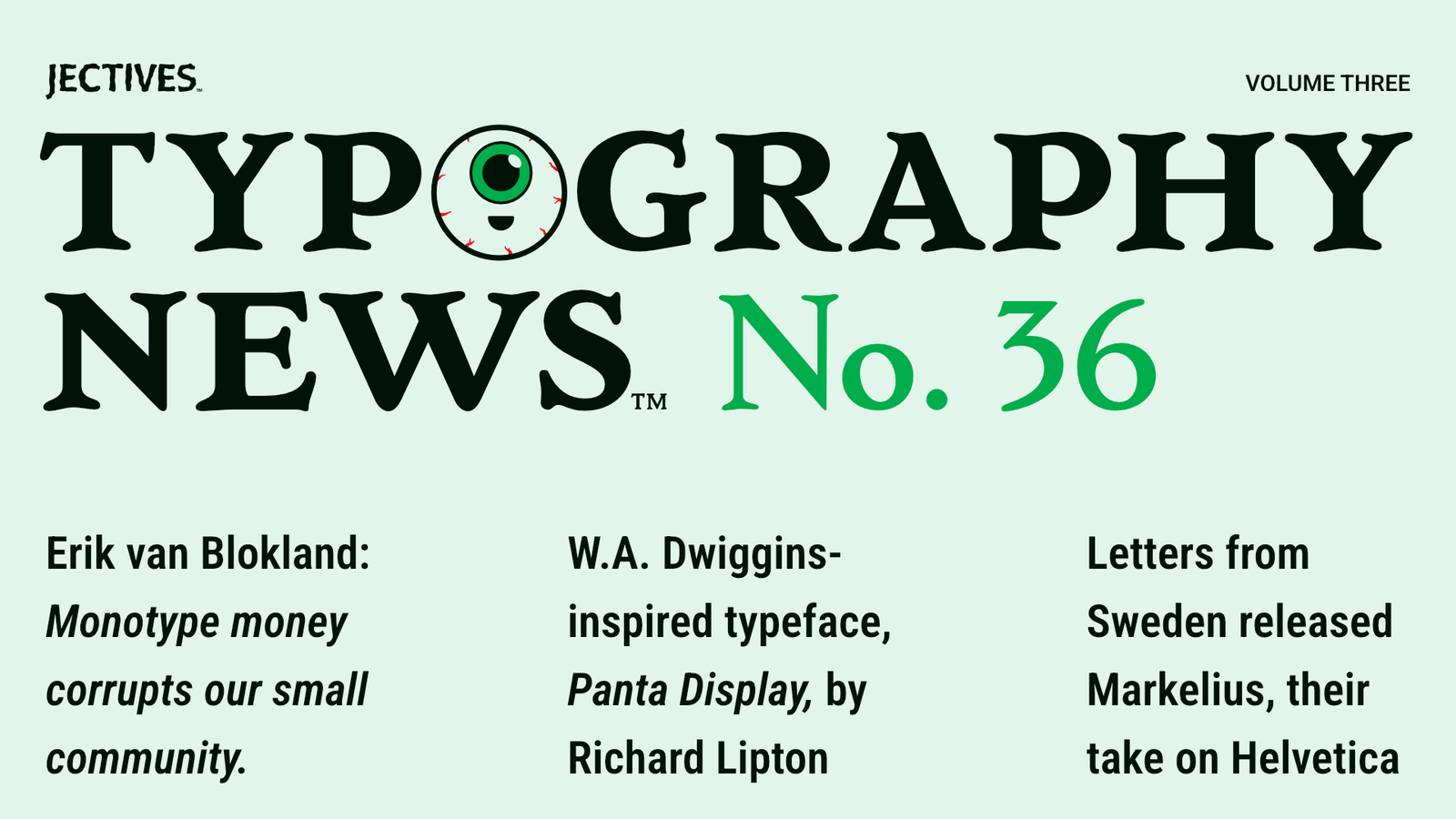 Typography News No. 36